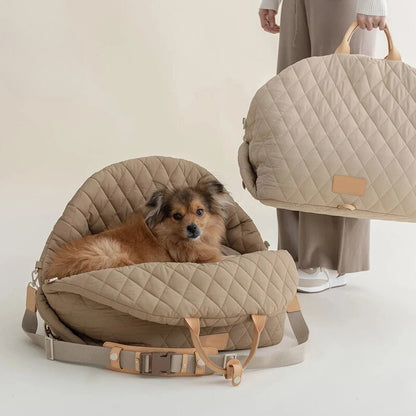 Quilted Comfort Dog Car Seat & Carrier